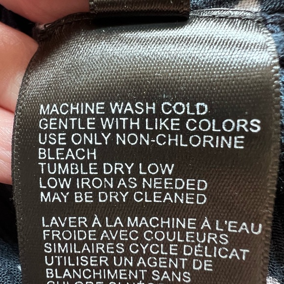 ⭐️ Anthropologie Navy Nia Sleeveless Tunic Tank Top MEDIUM - Picture 10 of 12